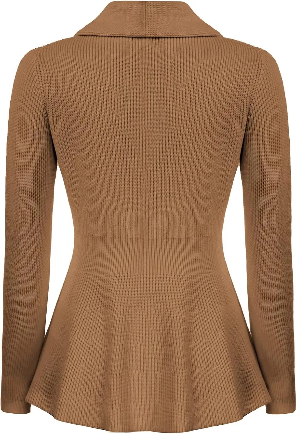 Belle Poque Women Vintage Cardigan Sweater Shawl Lapel Button Down Sweater Outwear Coat