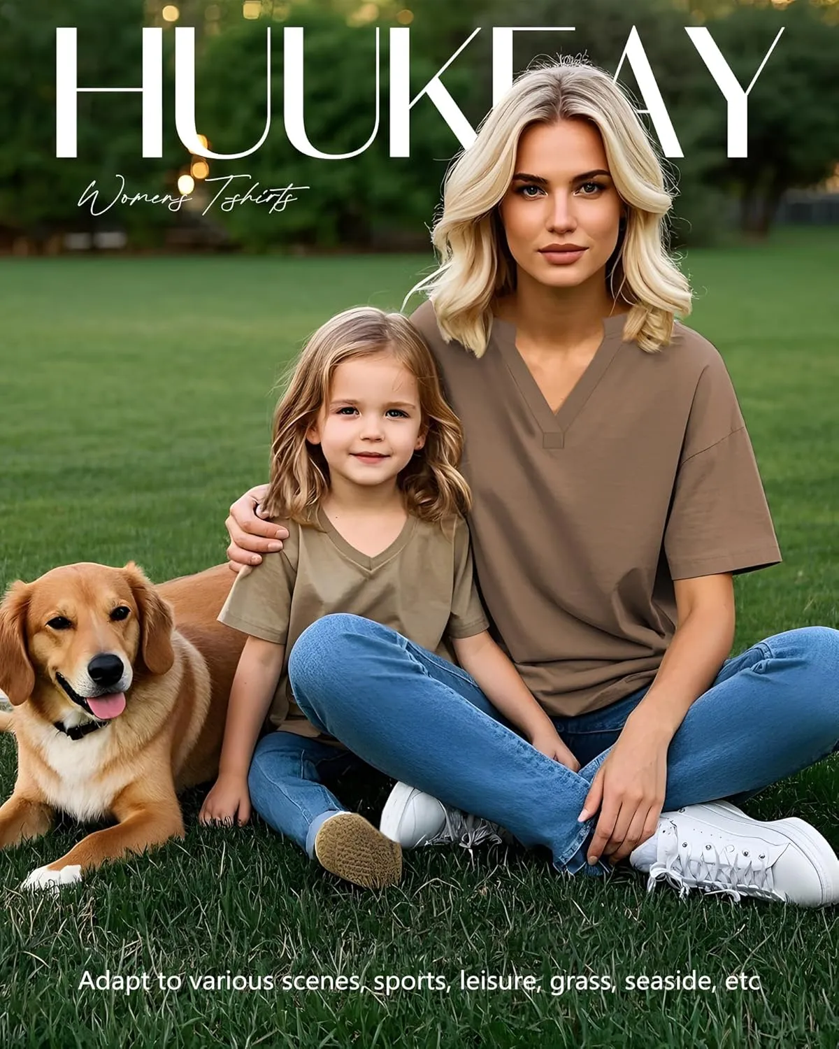 Huukeay 3 Pack Women's Oversized Gym T Shirts V Neck Casual Short Sleeve Side Slits Tops Cotton Workout Baggy Basic Tees