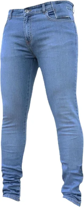 Men's Skinny Jeans Stretch Tapered Leg Slim Fit Denim Pants Taper Skinny Fit Stretch Denim Pants