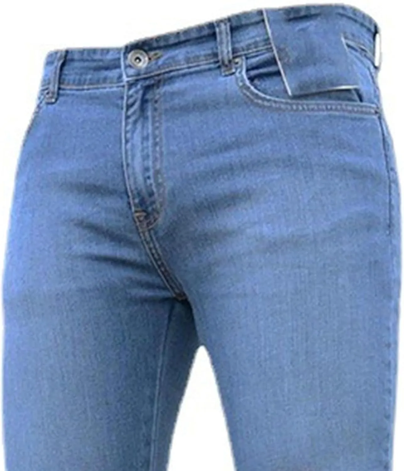 Men's Skinny Jeans Stretch Tapered Leg Slim Fit Denim Pants Taper Skinny Fit Stretch Denim Pants