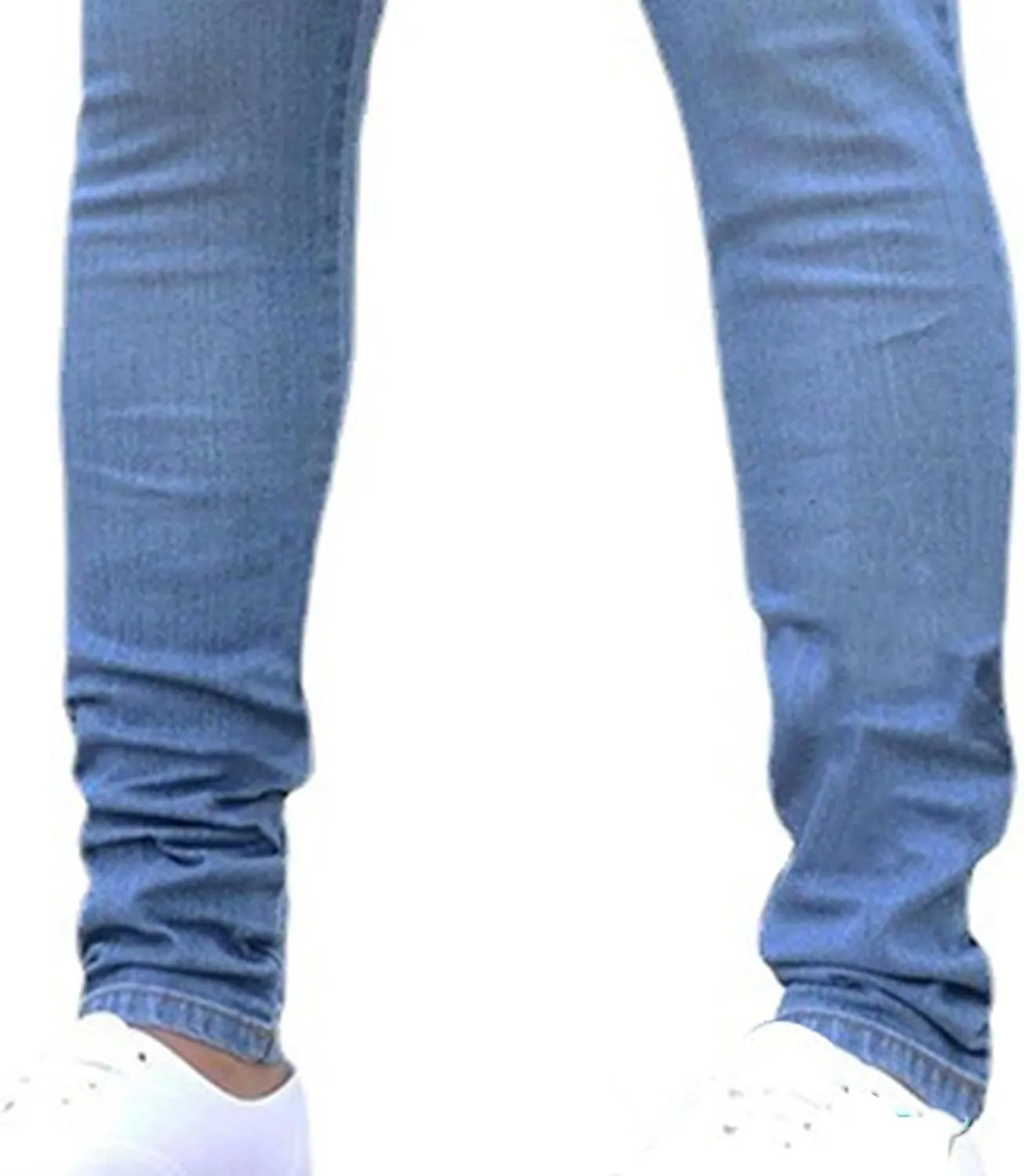 Men's Skinny Jeans Stretch Tapered Leg Slim Fit Denim Pants Taper Skinny Fit Stretch Denim Pants