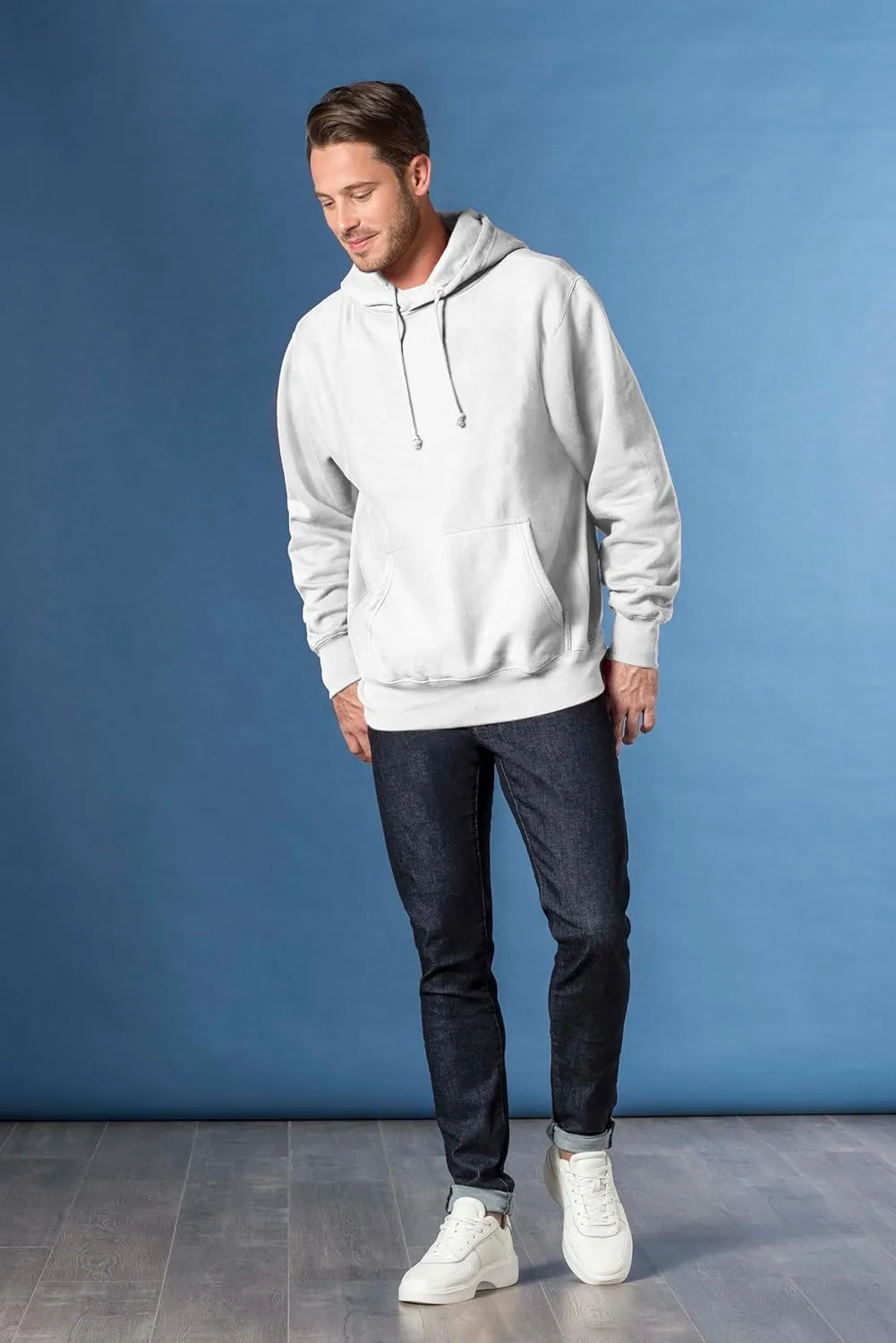 MV Sport Casual Heavyweight Fleece Hoodies for Men Thick Drawstring Hoodie Sweatshirt Mens Hoodies Cotton Pullover