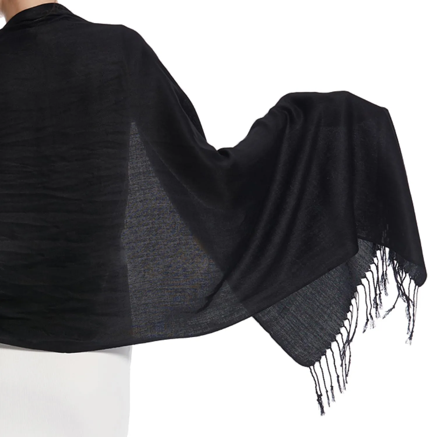 Pashmina Large Soft Plain Shawl/Wrap/Scarf for Women