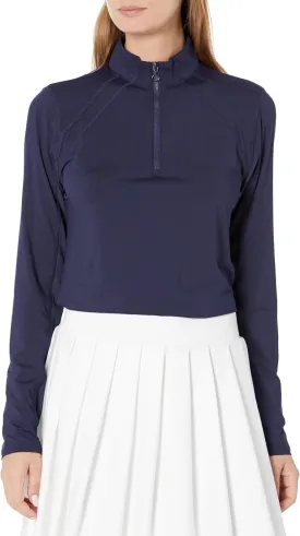 PGA TOUR Women's Sun Protection Long Sleeve Golf Shirt with Mesh Panels