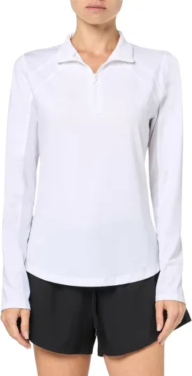 PGA TOUR Women's Sun Protection Long Sleeve Golf Shirt with Mesh Panels