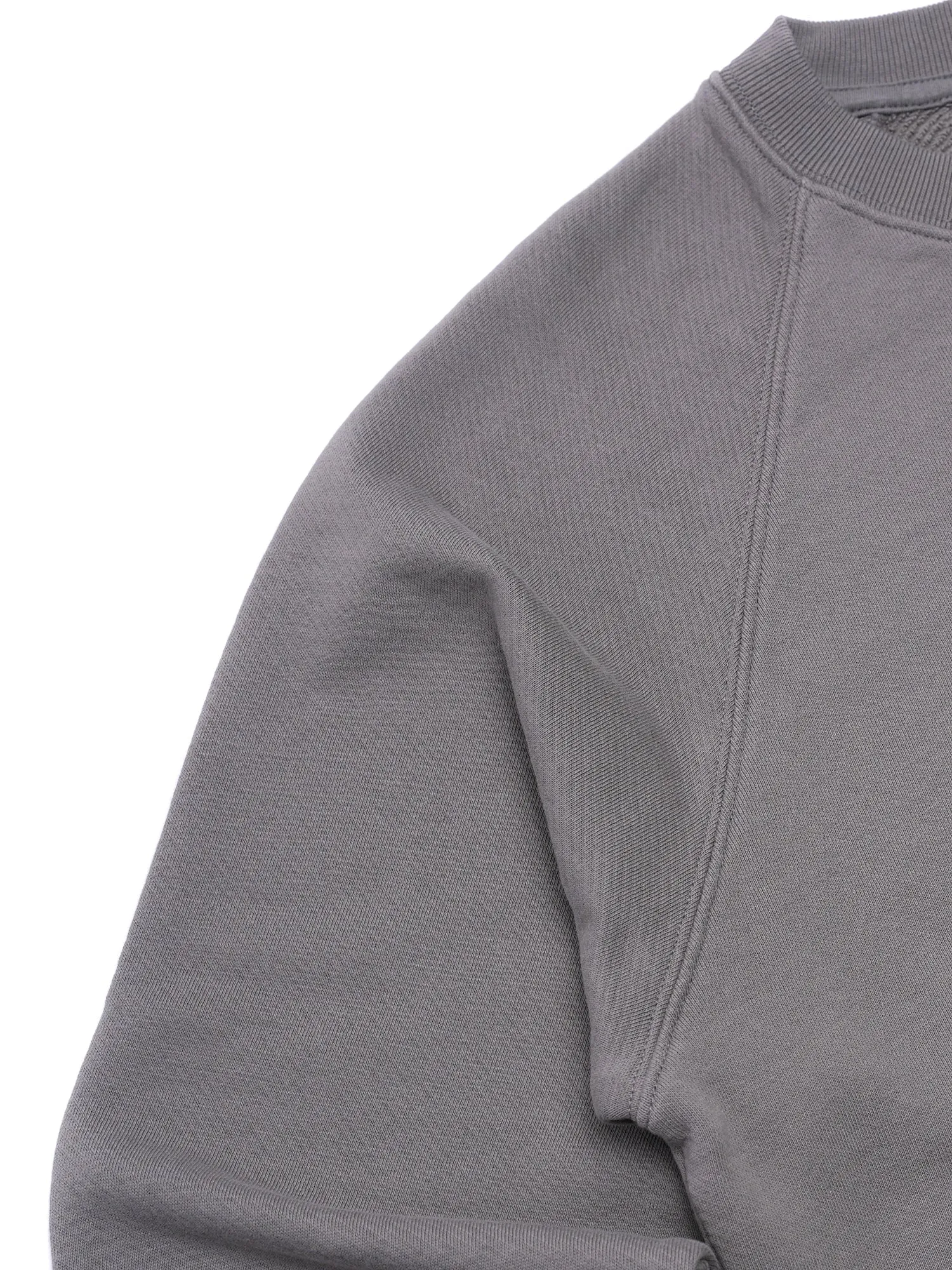 W_SWEATSHIRT HANDWRITING_DARK GREY